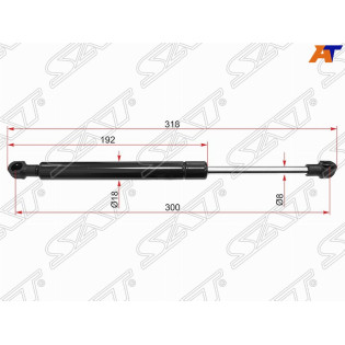 Амортизатор крышки багажника FORD MONDEO 00-07 (SED) SAT