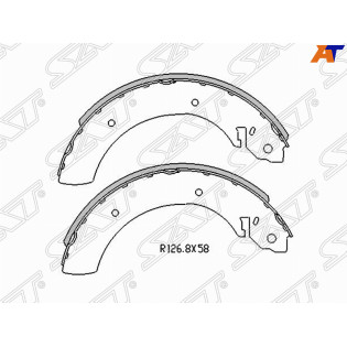 Колодки тормозные барабан SSANGYONG ISTANA 95-/KYRON 06-/ACTYON SPORT 07-/REXTON 01- SAT