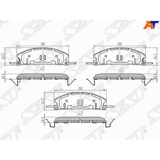 Колодки тормозные перед FORD EXPLORER 3/5 SAT