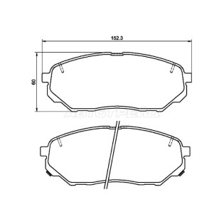 Колодки тормозные перед KIA SORENTO 15- BREMBO