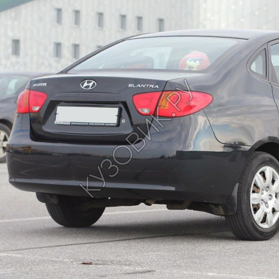 Бампер задний в цвет кузова Hyundai Elantra HD (2006-2011)