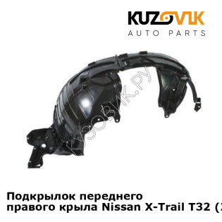 Подкрылок переднего правого крыла Nissan X-Trail T32 (2014-) KUZOVIK