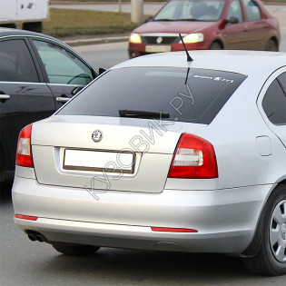 Бампер задний в цвет кузова Skoda Octavia A5 (2008-2013) рестайлинг