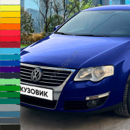 Бампер передний Volkswagen Passat B6 (2005-2011) без отверстий под омыватели и парктроники